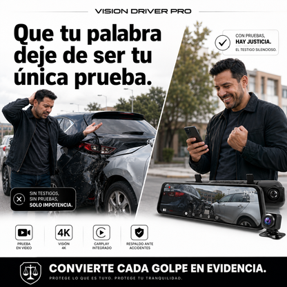 Espejo Inteligente 4K Carplay